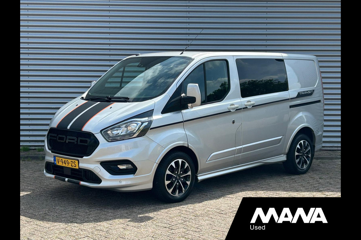 Ford Transit Custom 310 2.0 TDCI L1H1 Sport DC Automaat LM velgen Camera Cruise Airco Dubbele schuifdeur