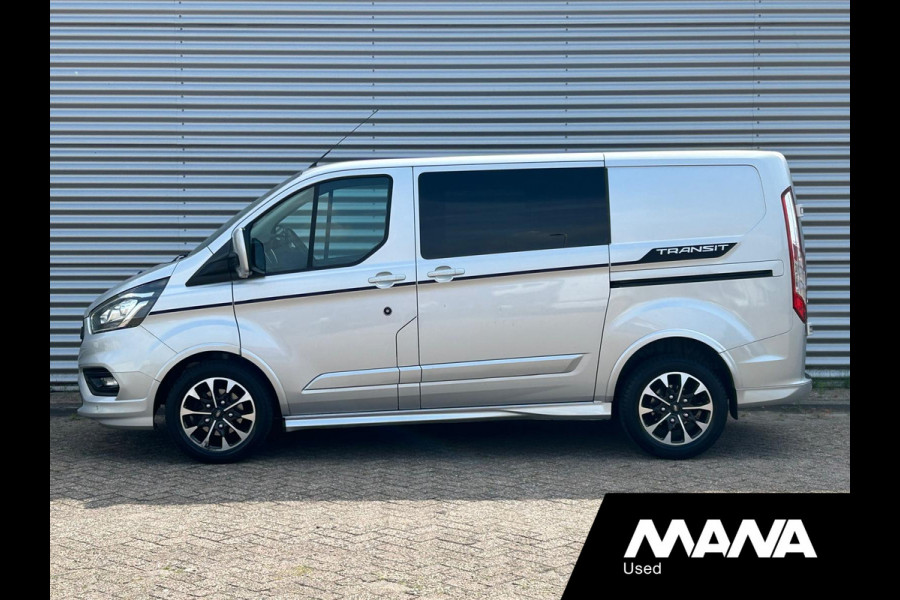Ford Transit Custom 310 2.0 TDCI L1H1 Sport DC Automaat LM velgen Camera Cruise Airco Dubbele schuifdeur