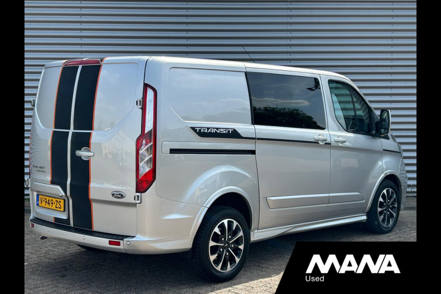 Ford Transit Custom 310 2.0 TDCI L1H1 Sport DC Automaat LM velgen Camera Cruise Airco Dubbele schuifdeur