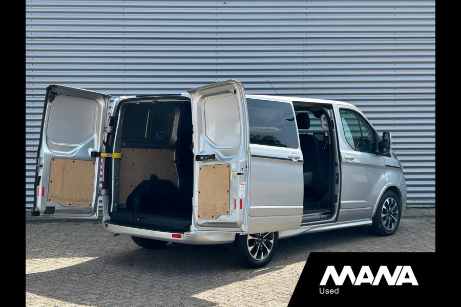Ford Transit Custom 310 2.0 TDCI L1H1 Sport DC Automaat LM velgen Camera Cruise Airco Dubbele schuifdeur