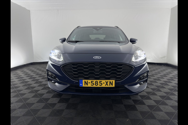 Ford Kuga 2.5 PHEV ST-Line X (Plug-in) {SoH-89%} (INCL-BTW) Aut. *LEDER-MICROFIBRE | DIGI-COCKPIT | FULL-LED | KEYLESS | DAB | CARPLAY | NAVI-FULLMAP | HEATED-SPORTSEATS | PRIVACY-GLASS | TOWBAR | AMBIENT-LIGHT | CAMERA | 18"ALU*