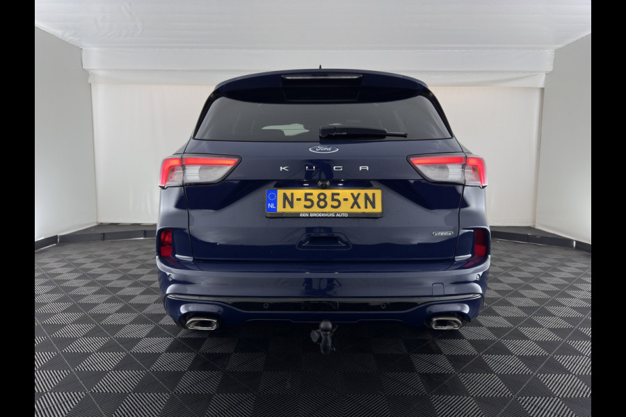 Ford Kuga 2.5 PHEV ST-Line X (Plug-in) {SoH-89%} (INCL-BTW) Aut. *LEDER-MICROFIBRE | DIGI-COCKPIT | FULL-LED | KEYLESS | DAB | CARPLAY | NAVI-FULLMAP | HEATED-SPORTSEATS | PRIVACY-GLASS | TOWBAR | AMBIENT-LIGHT | CAMERA | 18"ALU*