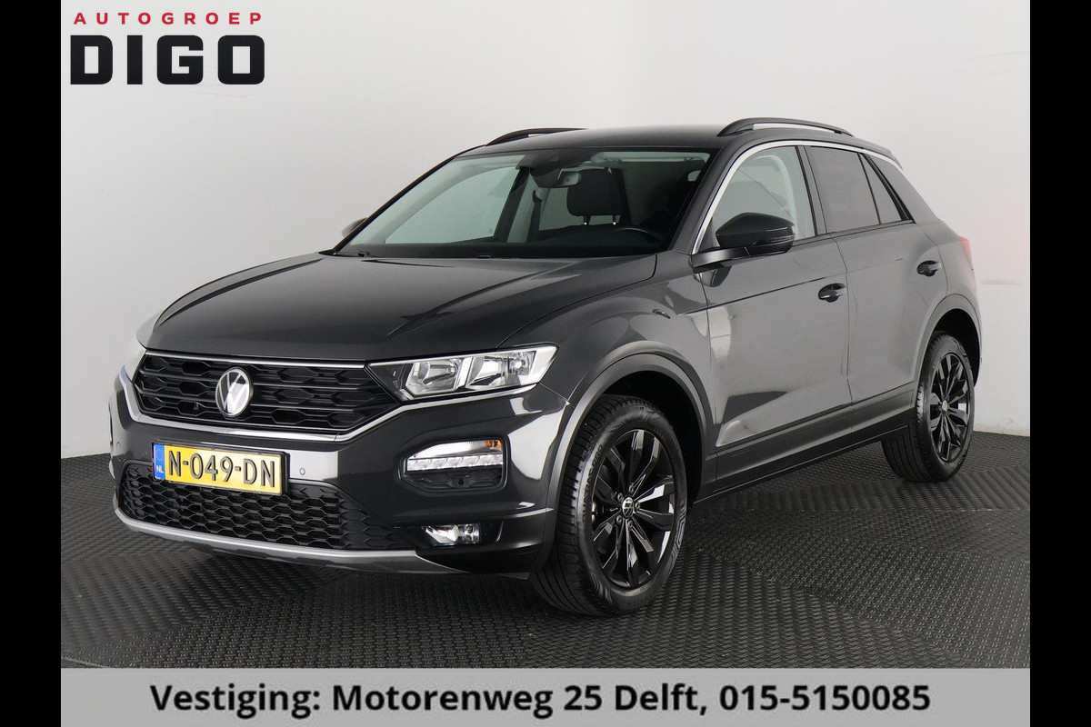 Volkswagen T-Roc 1.0 TSI STYLE 100% OH.GARANTIE TOT 10-2032* BLACKLINE .NAVI.PDC V+A.URANO GREY !