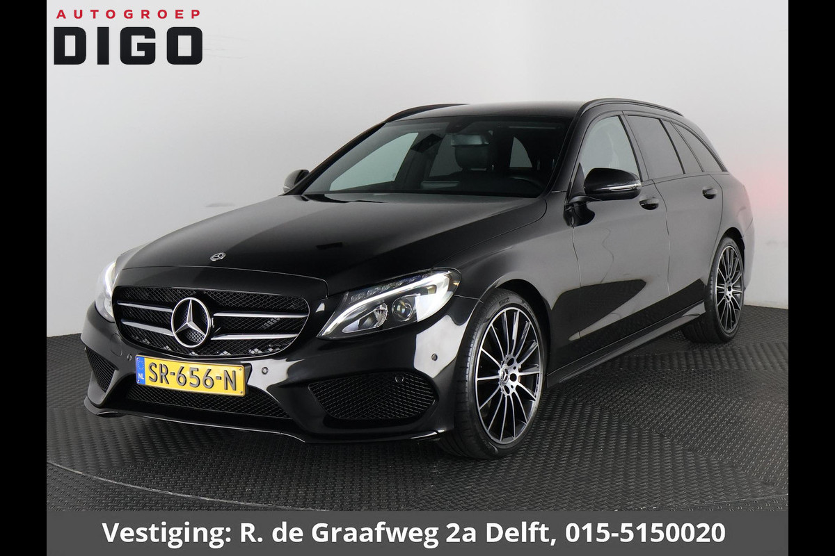 Mercedes-Benz C-Klasse Estate 180 Sport Edition *Garantie tot 05-2028! | Burmester Audio | Navigatie | Half Leder |