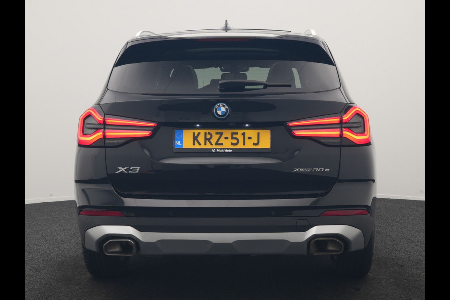 BMW X3 xDrive30e PHEV FACELIFT 293pk Dealer O.H | Trekhaak | Panodak | 360 Camera | Lederen Sportstoelen Verwarmd | Cruise Control | Apple Carplay | Virtual | Navigatie | DAB | 18"L.M | Plug In Hybrid |