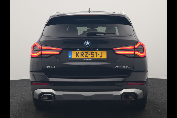 BMW X3 xDrive30e PHEV FACELIFT 293pk Dealer O.H | Trekhaak | Panodak | 360 Camera | Lederen Sportstoelen Verwarmd | Cruise Control | Apple Carplay | Virtual | Navigatie | DAB | 18"L.M | Plug In Hybrid |