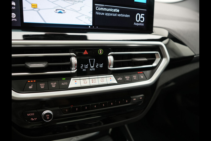 BMW X3 xDrive30e PHEV FACELIFT 293pk Dealer O.H | Trekhaak | Panodak | 360 Camera | Lederen Sportstoelen Verwarmd | Cruise Control | Apple Carplay | Virtual | Navigatie | DAB | 18"L.M | Plug In Hybrid |