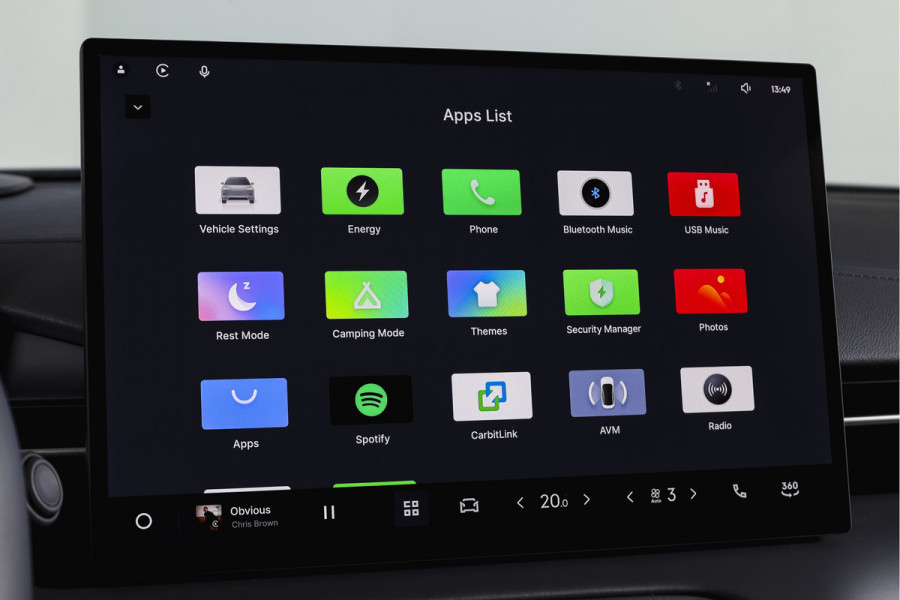 GEELY E5 Max+ 68 kWh | Pano | 360 Camera | V2L | Warmtepomp | HUD | Stoelverwarming & verkoeling | Massagestoelen+Memory | Elek. klep | Flyme |  | 19" | 2335