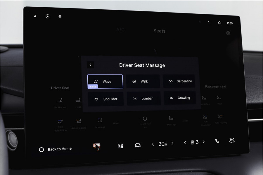 GEELY E5 Max+ 68 kWh | Pano | 360 Camera | V2L | Warmtepomp | HUD | Stoelverwarming & verkoeling | Massagestoelen+Memory | Elek. klep | Flyme |  | 19" | 2335