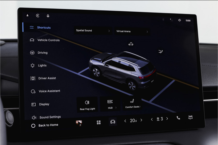 GEELY E5 Max+ 68 kWh | Pano | 360 Camera | V2L | Warmtepomp | HUD | Stoelverwarming & verkoeling | Massagestoelen+Memory | Elek. klep | Flyme |  | 19" | 2335