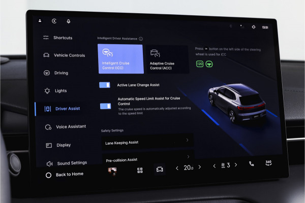 GEELY E5 Max+ 68 kWh | Pano | 360 Camera | V2L | Warmtepomp | HUD | Stoelverwarming & verkoeling | Massagestoelen+Memory | Elek. klep | Flyme |  | 19" | 2335