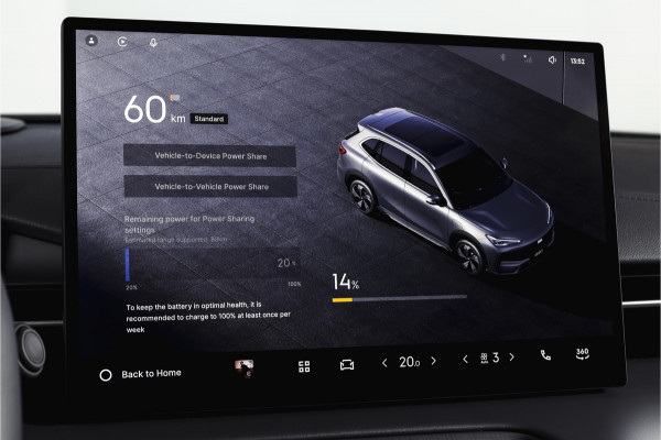 GEELY E5 Max+ 68 kWh | Pano | 360 Camera | V2L | Warmtepomp | HUD | Stoelverwarming & verkoeling | Massagestoelen+Memory | Elek. klep | Flyme |  | 19" | 2335