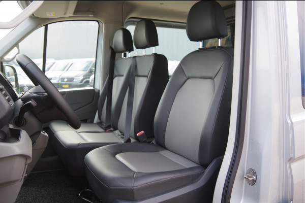 Volkswagen Crafter 35 2.0 TDI L3H2(L2H1) DC 6P, 140PK AUT. CRUISE, LEDER, TREKHAAK, CAMERA, NAVI, AIRCO, APPLE CARPLAY/ANDROID AUTO, DUBBELE CABINE