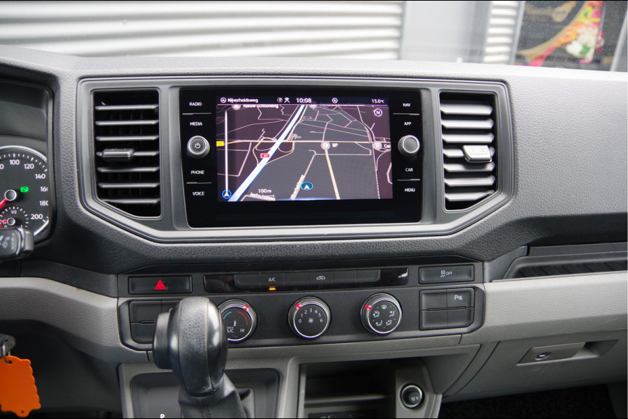 Volkswagen Crafter 35 2.0 TDI L3H2(L2H1) DC 6P, 140PK AUT. CRUISE, LEDER, TREKHAAK, CAMERA, NAVI, AIRCO, APPLE CARPLAY/ANDROID AUTO, DUBBELE CABINE