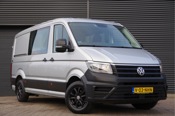 Volkswagen Crafter 35 2.0 TDI L3H2(L2H1) DC 6P, 140PK AUT. CRUISE, LEDER, TREKHAAK, CAMERA, NAVI, AIRCO, APPLE CARPLAY/ANDROID AUTO, DUBBELE CABINE