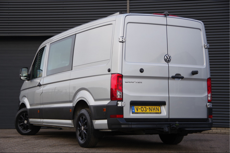 Volkswagen Crafter 35 2.0 TDI L3H2(L2H1) DC 6P, 140PK AUT. CRUISE, LEDER, TREKHAAK, CAMERA, NAVI, AIRCO, APPLE CARPLAY/ANDROID AUTO, DUBBELE CABINE