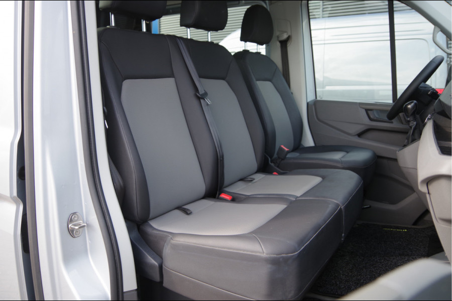Volkswagen Crafter 35 2.0 TDI L3H2(L2H1) DC 6P, 140PK AUT. CRUISE, LEDER, TREKHAAK, CAMERA, NAVI, AIRCO, APPLE CARPLAY/ANDROID AUTO, DUBBELE CABINE