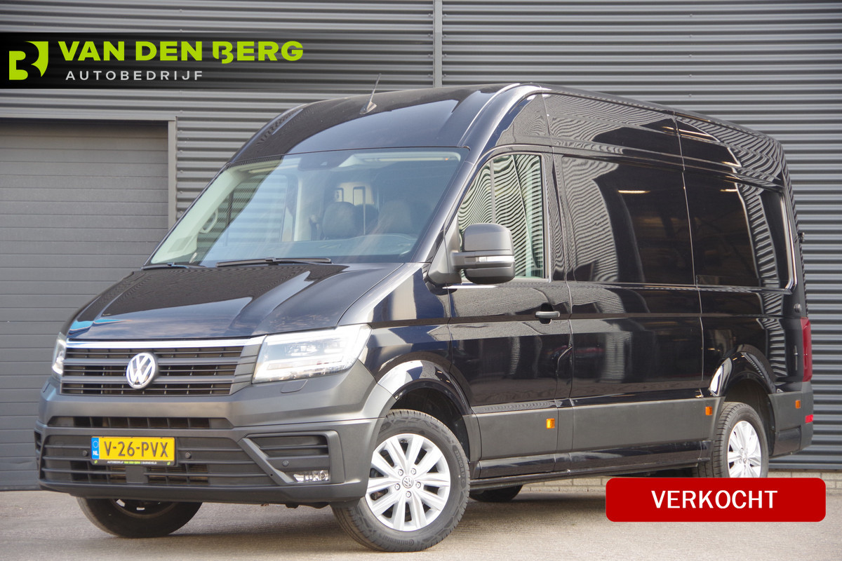 Volkswagen Crafter 35 2.0 TDI L3H3(L2H2) 3-ZITS, 177PK AUT. LED, ADAPT. CRUISE, STOELVERWARMING, STUURVERWARMING, VOORRUIT VERWARMING, STANDKACHEL,