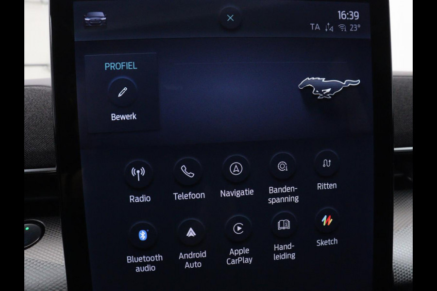 Ford Mustang Mach-E RWD 75 kWh | SOH 91,7% | Panoramadak | 360 Camera | Leder | Stoelverwarming | Adaptive cruise | B&O Sound | Stuurverwarming | Carplay | Keyless | Navigatie | Side Assist