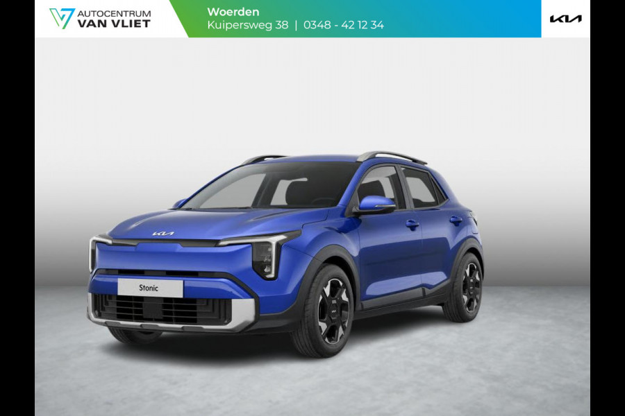 Kia Stonic 1.0 T-GDi MHEV DynamicPlusLine | Navi. | Clima. | Parkeersensoren | Stoel&Stuur Verwarming | Privacy Glass