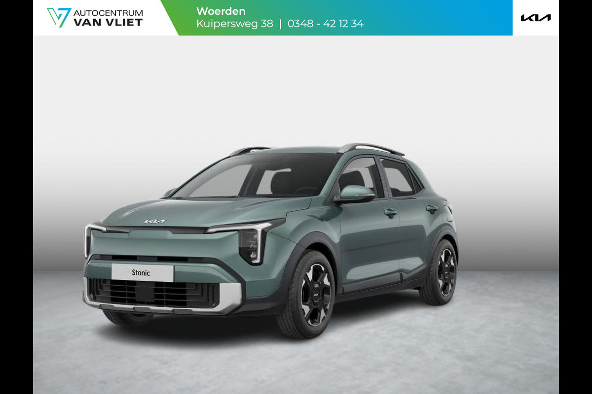 Kia Stonic 1.0 T-GDi MHEV DynamicLine | Navi. | Clima. | Parkeersensoren | Stoel&Stuur Verwarming | Dakrails