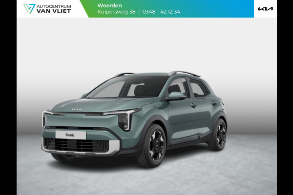Kia Stonic 1.0 T-GDi MHEV DynamicLine | Navi. | Clima. | Parkeersensoren | Stoel&Stuur Verwarming | Dakrails