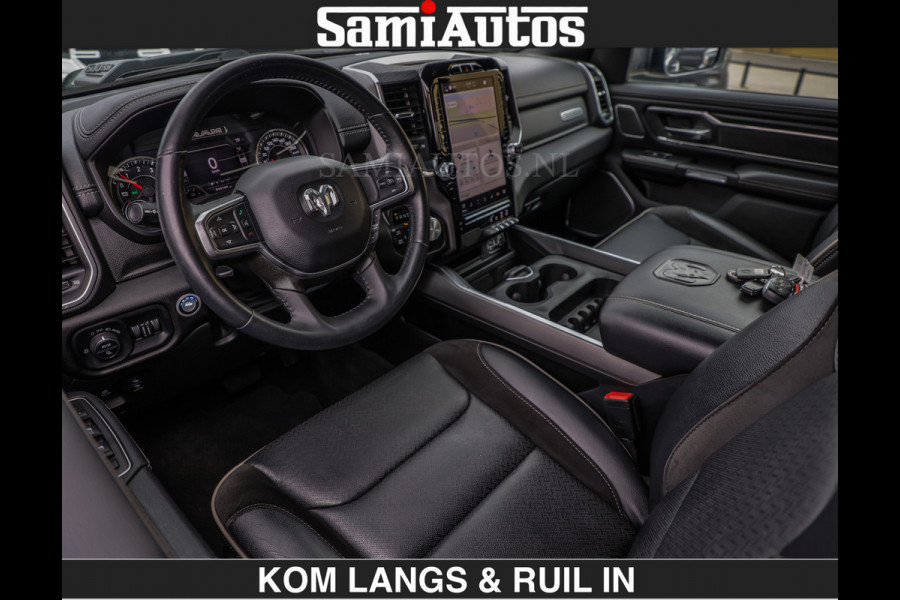 Dodge Ram BLACK OPS | 5.7 V8 HEMI | WIDEBODY HULK | OPEN UITLAAT KLEP | ZEER DIK | DUBBELE CABINE | DC | 5 PERSOONS | GRIJS KENETEKEN | EXTRA BREDE WIELEN IN HET BRONS | MEGA DIK | 3500KG TREKVERMOGEN |