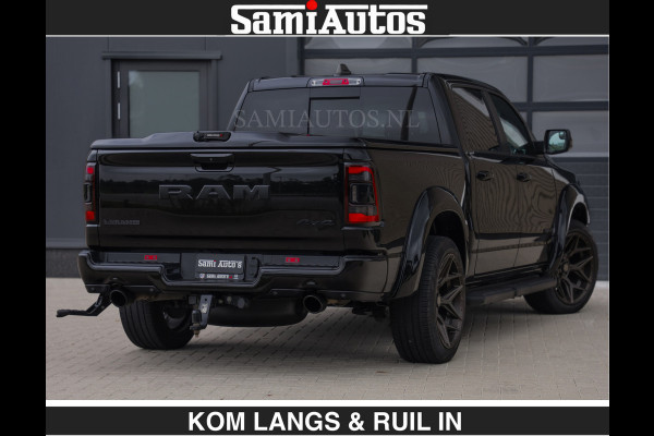 Dodge Ram BLACK OPS | 5.7 V8 HEMI | WIDEBODY HULK | OPEN UITLAAT KLEP | ZEER DIK | DUBBELE CABINE | DC | 5 PERSOONS | GRIJS KENETEKEN | EXTRA BREDE WIELEN IN HET BRONS | MEGA DIK | 3500KG TREKVERMOGEN |