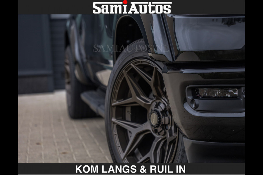 Dodge Ram BLACK OPS | 5.7 V8 HEMI | WIDEBODY HULK | OPEN UITLAAT KLEP | ZEER DIK | DUBBELE CABINE | DC | 5 PERSOONS | GRIJS KENETEKEN | EXTRA BREDE WIELEN IN HET BRONS | MEGA DIK | 3500KG TREKVERMOGEN |