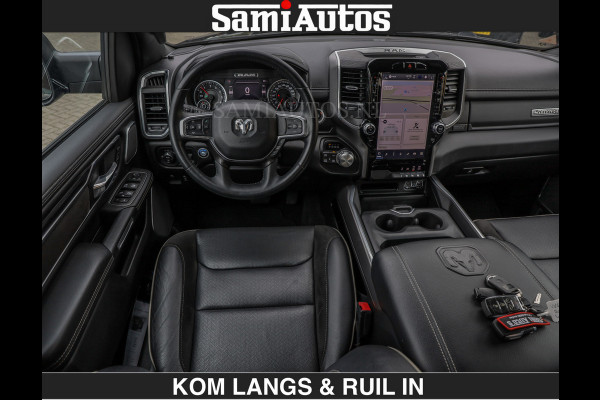 Dodge Ram BLACK OPS | 5.7 V8 HEMI | WIDEBODY HULK | OPEN UITLAAT KLEP | ZEER DIK | DUBBELE CABINE | DC | 5 PERSOONS | GRIJS KENETEKEN | EXTRA BREDE WIELEN IN HET BRONS | MEGA DIK | 3500KG TREKVERMOGEN |