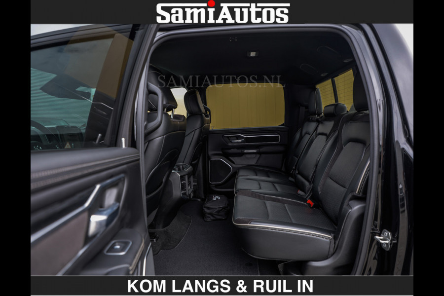 Dodge Ram BLACK OPS | 5.7 V8 HEMI | WIDEBODY HULK | OPEN UITLAAT KLEP | ZEER DIK | DUBBELE CABINE | DC | 5 PERSOONS | GRIJS KENETEKEN | EXTRA BREDE WIELEN IN HET BRONS | MEGA DIK | 3500KG TREKVERMOGEN |