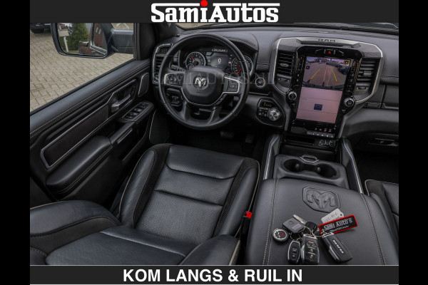 Dodge Ram BLACK OPS | 5.7 V8 HEMI | WIDEBODY HULK | OPEN UITLAAT KLEP | ZEER DIK | DUBBELE CABINE | DC | 5 PERSOONS | GRIJS KENETEKEN | EXTRA BREDE WIELEN IN HET BRONS | MEGA DIK | 3500KG TREKVERMOGEN |