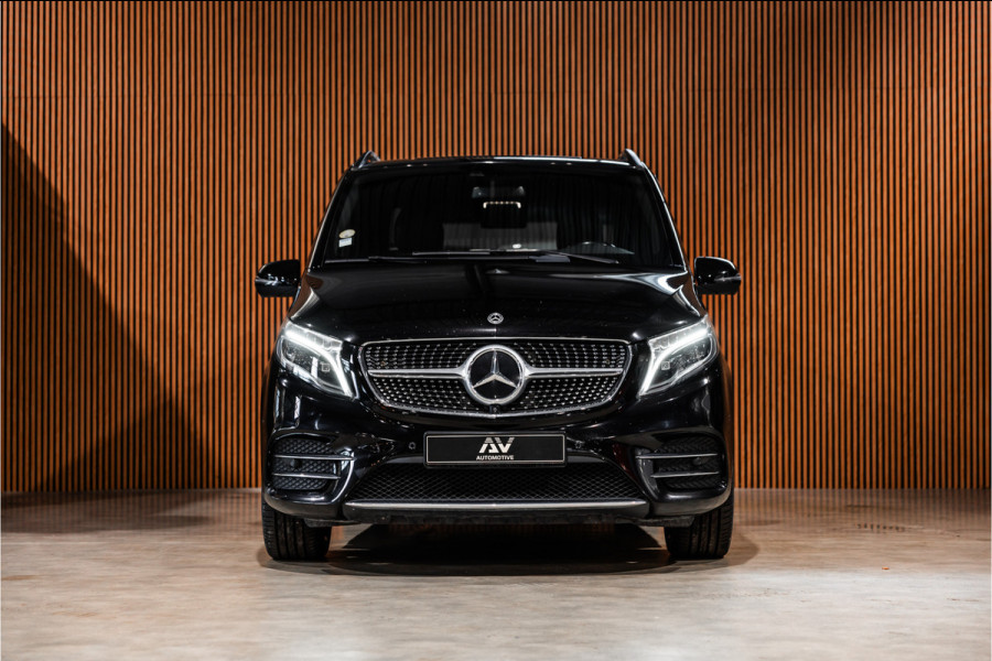 Mercedes-Benz V-Klasse 300d Lang | AMG | Memory seats | Stoelventilatie | 360 Camera | ACC | CarPlay | Navigatie | Lederen bekleding | DAB | Dodehoek | Trekhaak | Nieuwe APK | 2-Zitter | Enkel cabine
