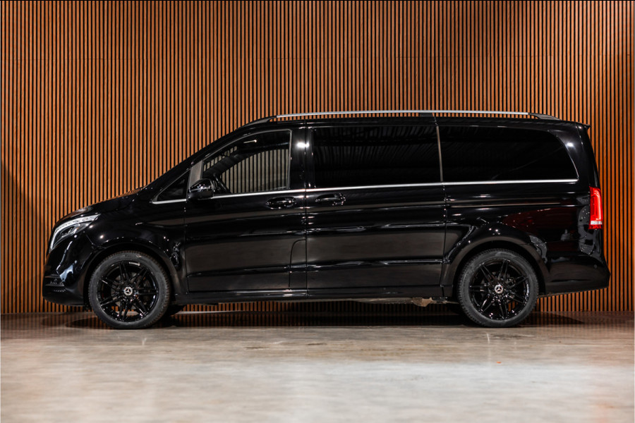 Mercedes-Benz V-Klasse 300d Lang | AMG | Memory seats | Stoelventilatie | 360 Camera | ACC | CarPlay | Navigatie | Lederen bekleding | DAB | Dodehoek | Trekhaak | Nieuwe APK | 2-Zitter | Enkel cabine