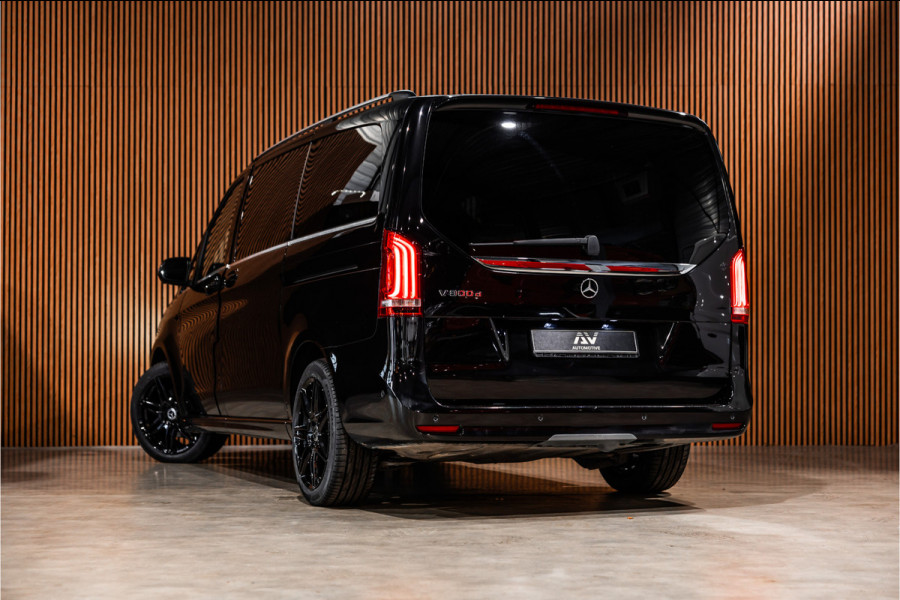 Mercedes-Benz V-Klasse 300d Lang | AMG | Memory seats | Stoelventilatie | 360 Camera | ACC | CarPlay | Navigatie | Lederen bekleding | DAB | Dodehoek | Trekhaak | Nieuwe APK | 2-Zitter | Enkel cabine