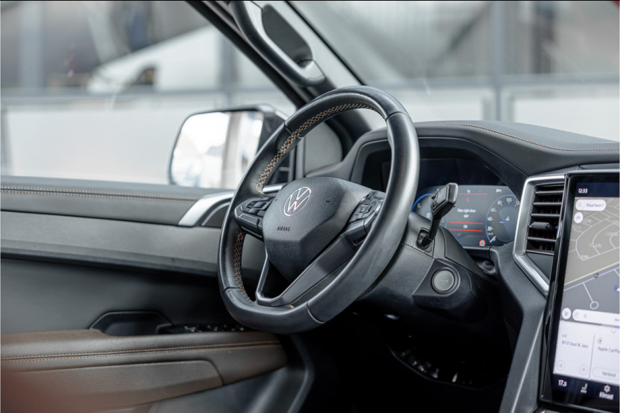Volkswagen Amarok 3.0 TDI 4Motion PanAmericana | ACC | 360 Camera | Harman Kardon | Lederen bekleding | Blind spot | Standkachel | Navigatie | CarPlay | LED | Trekhaak | DAB | Dealer onderhouden | Grijs kenteken