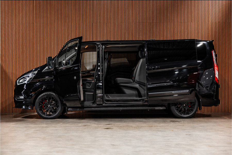 Ford Transit Custom 320 2.0 TDCI L2H1 Platinum Edition DC | Marge | BTW & BPM Vrij | Dubbel cabine | Bi-Xenon | CarPlay | Camera | Navigatie | Leder | Stoelverwarming | Nieuwe APK | Orig. NL auto