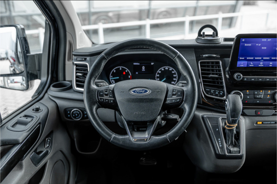 Ford Transit Custom 320 2.0 TDCI L2H1 Platinum Edition DC | Marge | BTW & BPM Vrij | Dubbel cabine | Bi-Xenon | CarPlay | Camera | Navigatie | Leder | Stoelverwarming | Nieuwe APK | Orig. NL auto