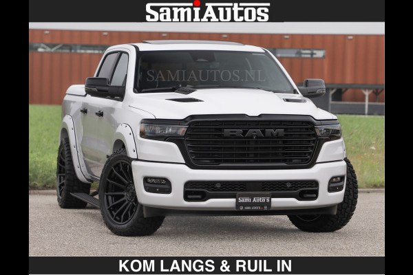 Dodge Ram HUD | 420PK | LUCHTVERING | PANO | PASSAGIERSSCHERM | BOM EN BOM VOL | Comfortabele Dubbele Cabine met Royale 5 Zitplaatsen | DODGE RAM PREMIUM LARAMIE EDITION | Voorraad Nr 2230 - 8765 | De specialist in Amerikaanse pick‑ups in Nederland en Europa.