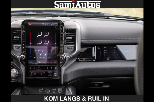 Dodge Ram HUD | 420PK | LUCHTVERING | PANO | PASSAGIERSSCHERM | BOM EN BOM VOL | Comfortabele Dubbele Cabine met Royale 5 Zitplaatsen | DODGE RAM PREMIUM LARAMIE EDITION | Voorraad Nr 2230 - 8765 | De specialist in Amerikaanse pick‑ups in Nederland en Europa.