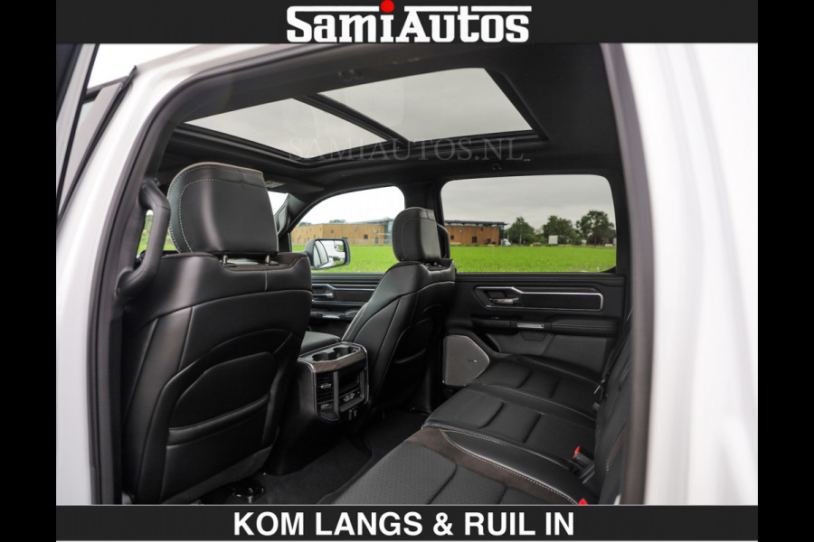 Dodge Ram HUD | 420PK | LUCHTVERING | PANO | PASSAGIERSSCHERM | BOM EN BOM VOL | Comfortabele Dubbele Cabine met Royale 5 Zitplaatsen | DODGE RAM PREMIUM LARAMIE EDITION | Voorraad Nr 2230 - 8765 | De specialist in Amerikaanse pick‑ups in Nederland en Europa.
