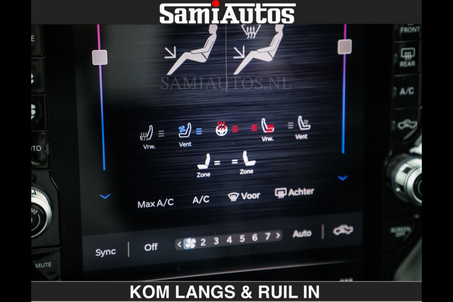 Dodge Ram HUD | 420PK | LUCHTVERING | PANO | PASSAGIERSSCHERM | BOM EN BOM VOL | Comfortabele Dubbele Cabine met Royale 5 Zitplaatsen | DODGE RAM PREMIUM LARAMIE EDITION | Voorraad Nr 2230 - 8765 | De specialist in Amerikaanse pick‑ups in Nederland en Europa.