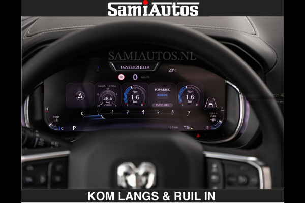 Dodge Ram HUD | 420PK | LUCHTVERING | PANO | PASSAGIERSSCHERM | BOM EN BOM VOL | Comfortabele Dubbele Cabine met Royale 5 Zitplaatsen | DODGE RAM PREMIUM LARAMIE EDITION | Voorraad Nr 2230 - 8765 | De specialist in Amerikaanse pick‑ups in Nederland en Europa.
