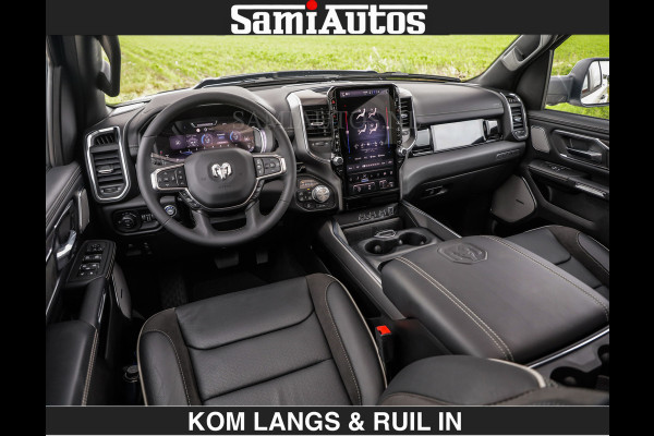Dodge Ram HUD | 420PK | LUCHTVERING | PANO | PASSAGIERSSCHERM | BOM EN BOM VOL | Comfortabele Dubbele Cabine met Royale 5 Zitplaatsen | DODGE RAM PREMIUM LARAMIE EDITION | Voorraad Nr 2230 - 8765 | De specialist in Amerikaanse pick‑ups in Nederland en Europa.