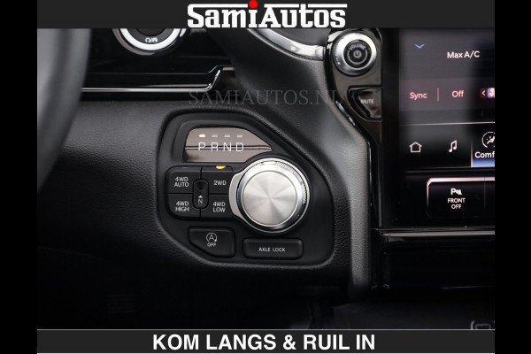 Dodge Ram HUD | 420PK | LUCHTVERING | PANO | PASSAGIERSSCHERM | BOM EN BOM VOL | Comfortabele Dubbele Cabine met Royale 5 Zitplaatsen | DODGE RAM PREMIUM LARAMIE EDITION | Voorraad Nr 2230 - 8765 | De specialist in Amerikaanse pick‑ups in Nederland en Europa.