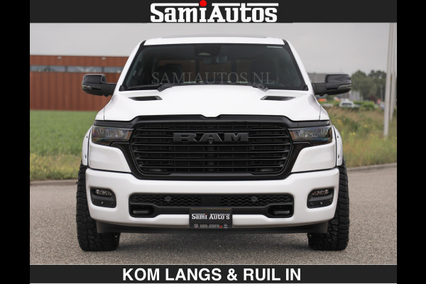 Dodge Ram HUD | 420PK | LUCHTVERING | PANO | PASSAGIERSSCHERM | BOM EN BOM VOL | Comfortabele Dubbele Cabine met Royale 5 Zitplaatsen | DODGE RAM PREMIUM LARAMIE EDITION | Voorraad Nr 2230 - 8765 | De specialist in Amerikaanse pick‑ups in Nederland en Europa.