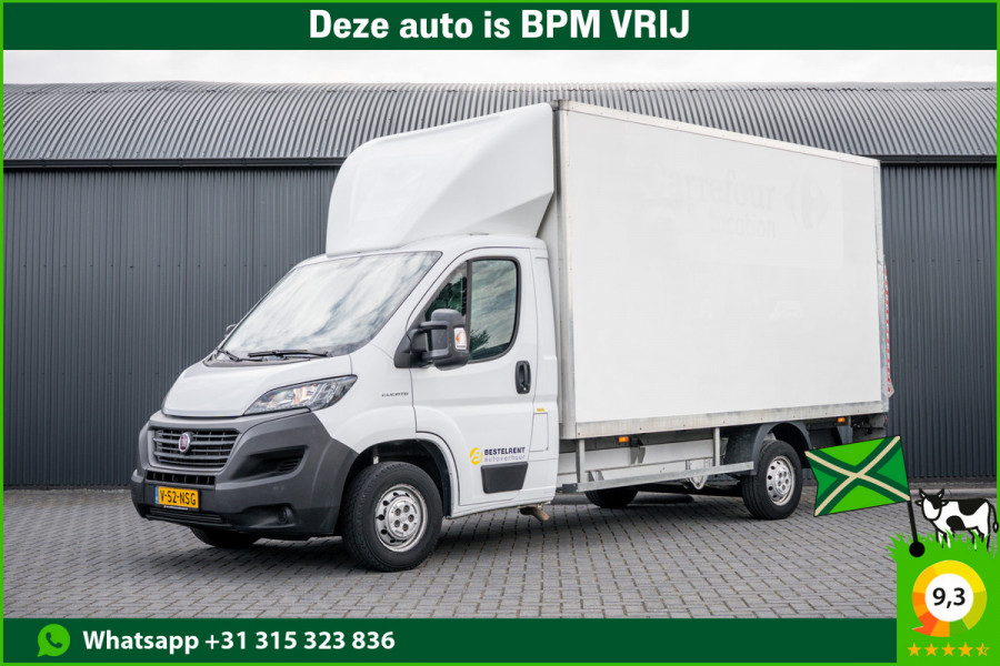 Fiat Ducato 2,3 140PK | Bakwagen met laadklep | 3-Zits | LED | Cruise | Airco