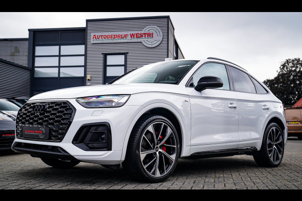 Audi Q5 Sportback 55 TFSI e S edition | Panorama | Massage | Trekhaak | Luchtvering | Bang & Olufsen | S-line | RS vlak stuur |
