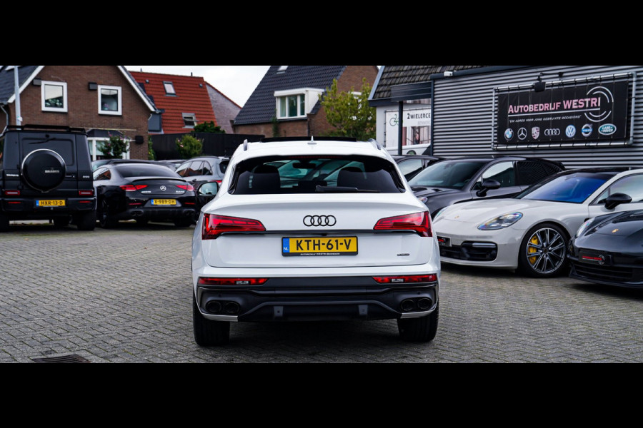 Audi Q5 Sportback 55 TFSI e S edition | Panorama | Massage | Trekhaak | Luchtvering | Bang & Olufsen | S-line | RS vlak stuur |