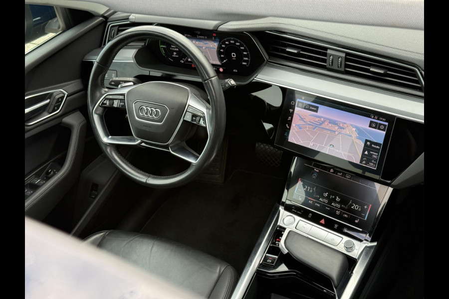 Audi e-tron e-tron 50 quattro Launch edition plus 71 kWh SoH 84% 2e Eigenaar|Navi|Pano|Trekhaak|Leder|Virtual Cockpit|Carplay|Cruise|N.A.P|APK tot 10-2027